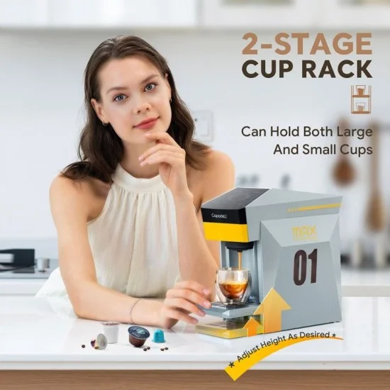 iCafilas Capadeli MAX Coffee Maker - Grey